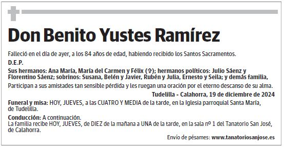 Don Benito Yustes Ramírez