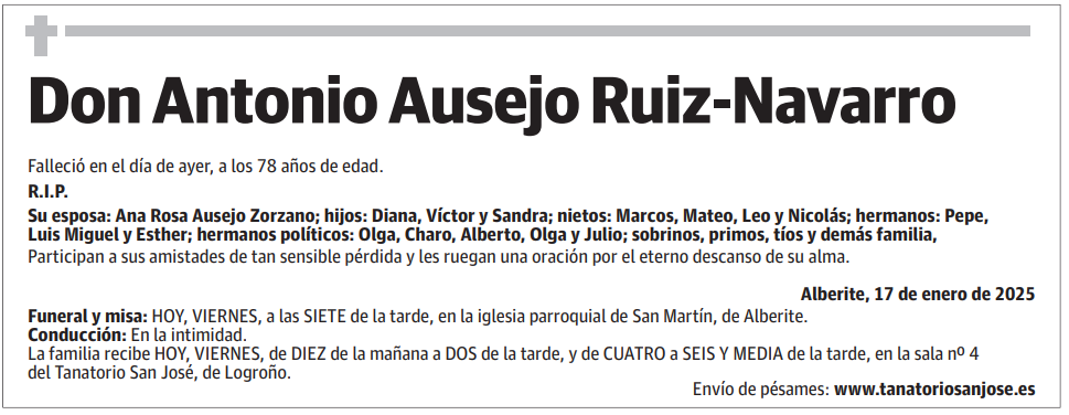 Don Antonio Ausejo Ruiz-Navarro