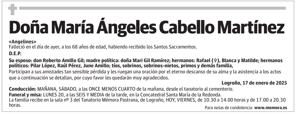 Doña María Ángeles Cabello Martínez
