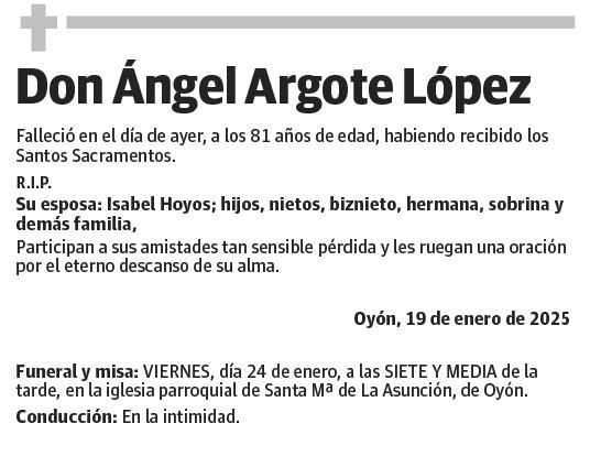 Don Ángel Argote López