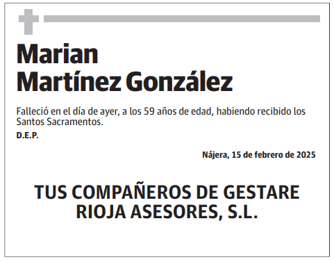 Marian Martínez González