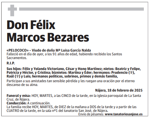Don Félix Marcos Bezares