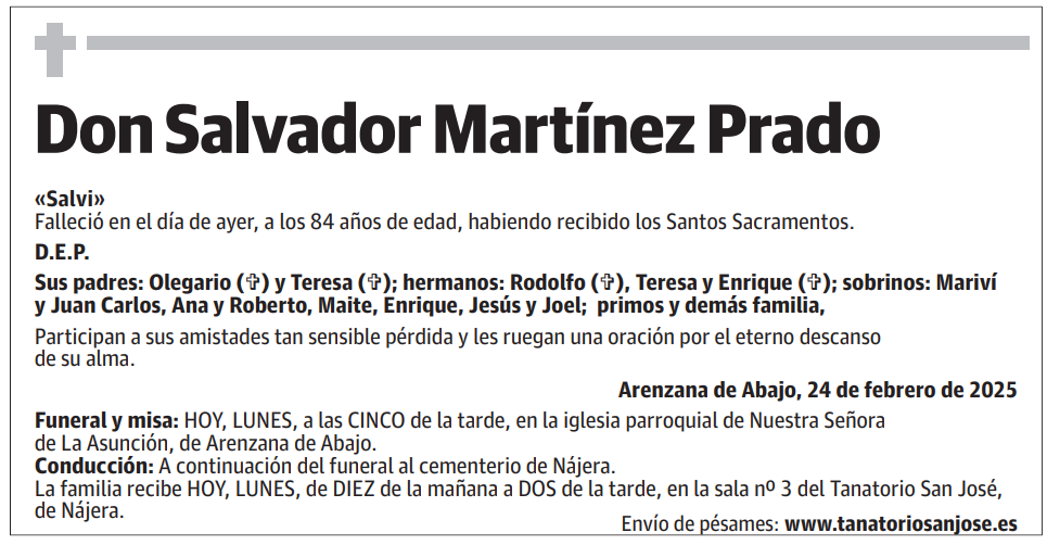 Don Salvador Martínez Prado