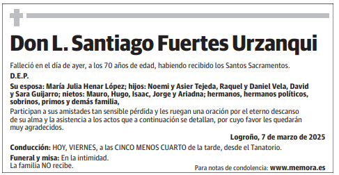 Don L. Santiago Fuertes Urzanqui