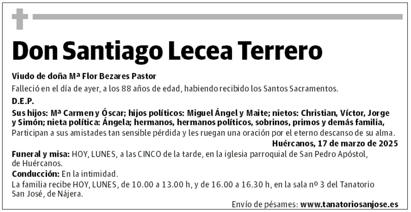 Don Santiago Lecea Terrero