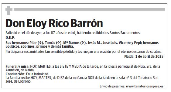 Don Eloy Rico Barrón