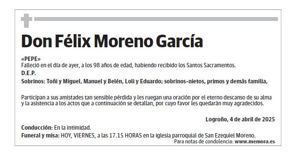 Don Félix Moreno García