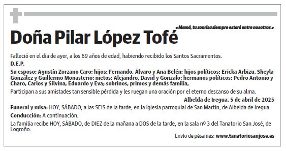Doña Pilar López Tofé