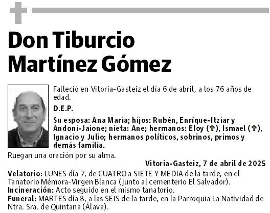Don Tiburcio Martínez Gómez