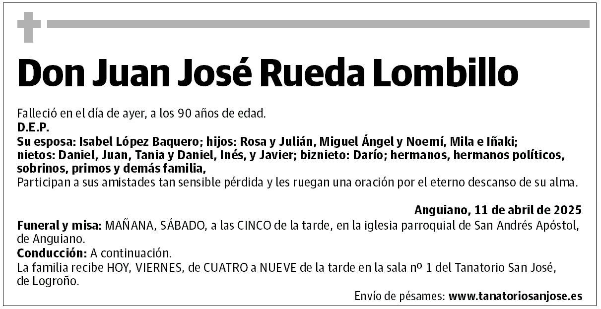Don Juan José Rueda Lombillo