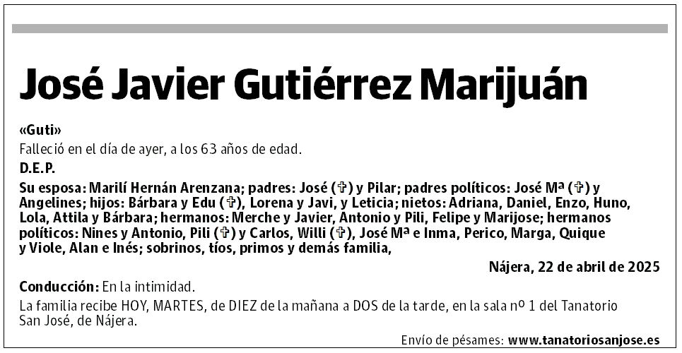 José Javier Gutiérrez Marijuán