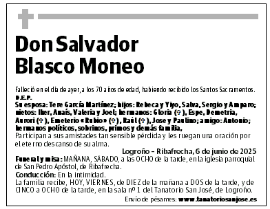 Don Salvador Blasco Moneo