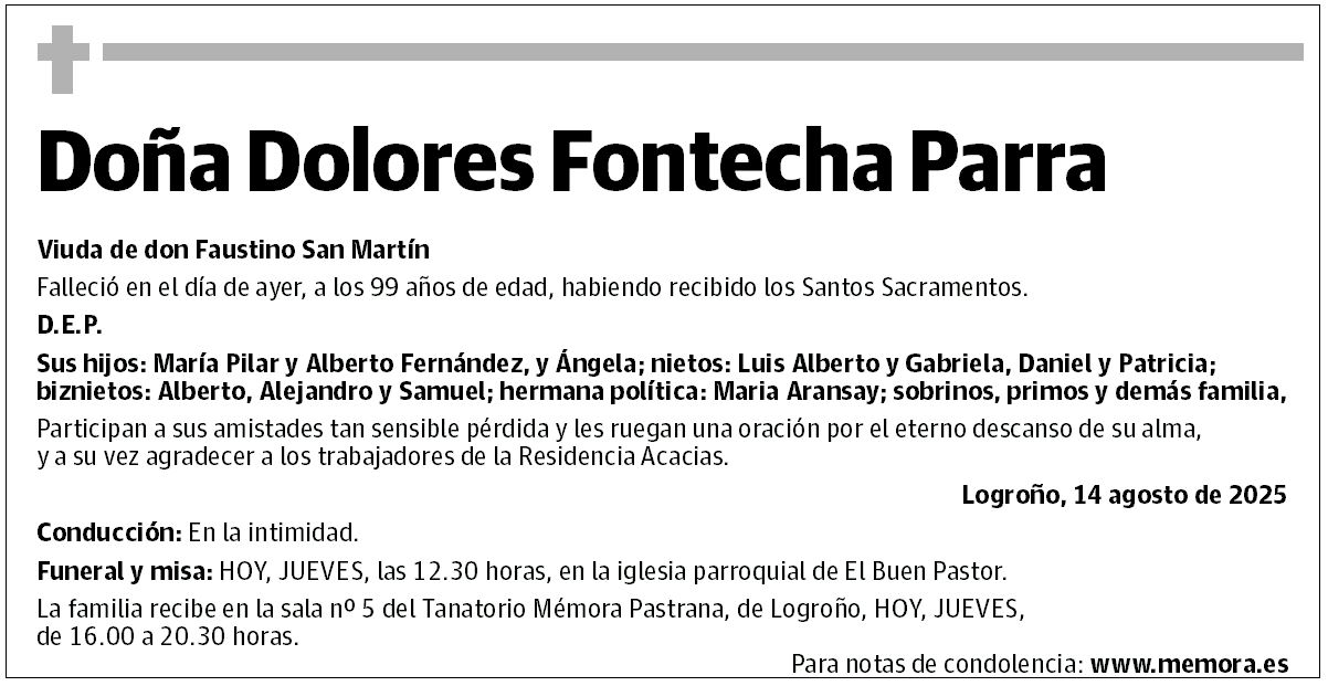 Doña Dolores Fontecha Parra