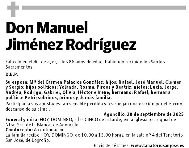 Don Manuel  Jiménez Rodríguez