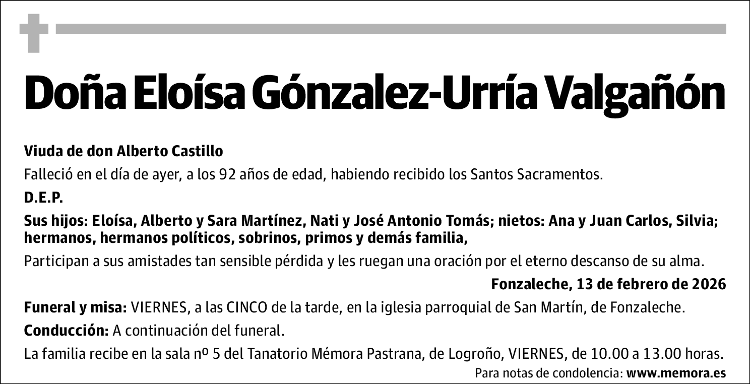 Eloísa Gónzalez-urría Valgañón