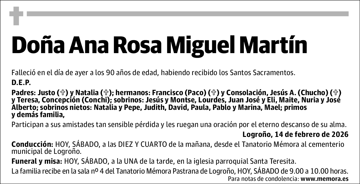 Ana Rosa Miguel Martín