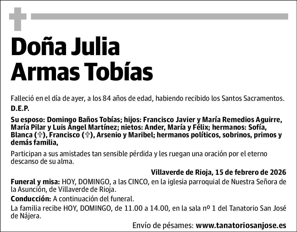 Julia Armas Tobías