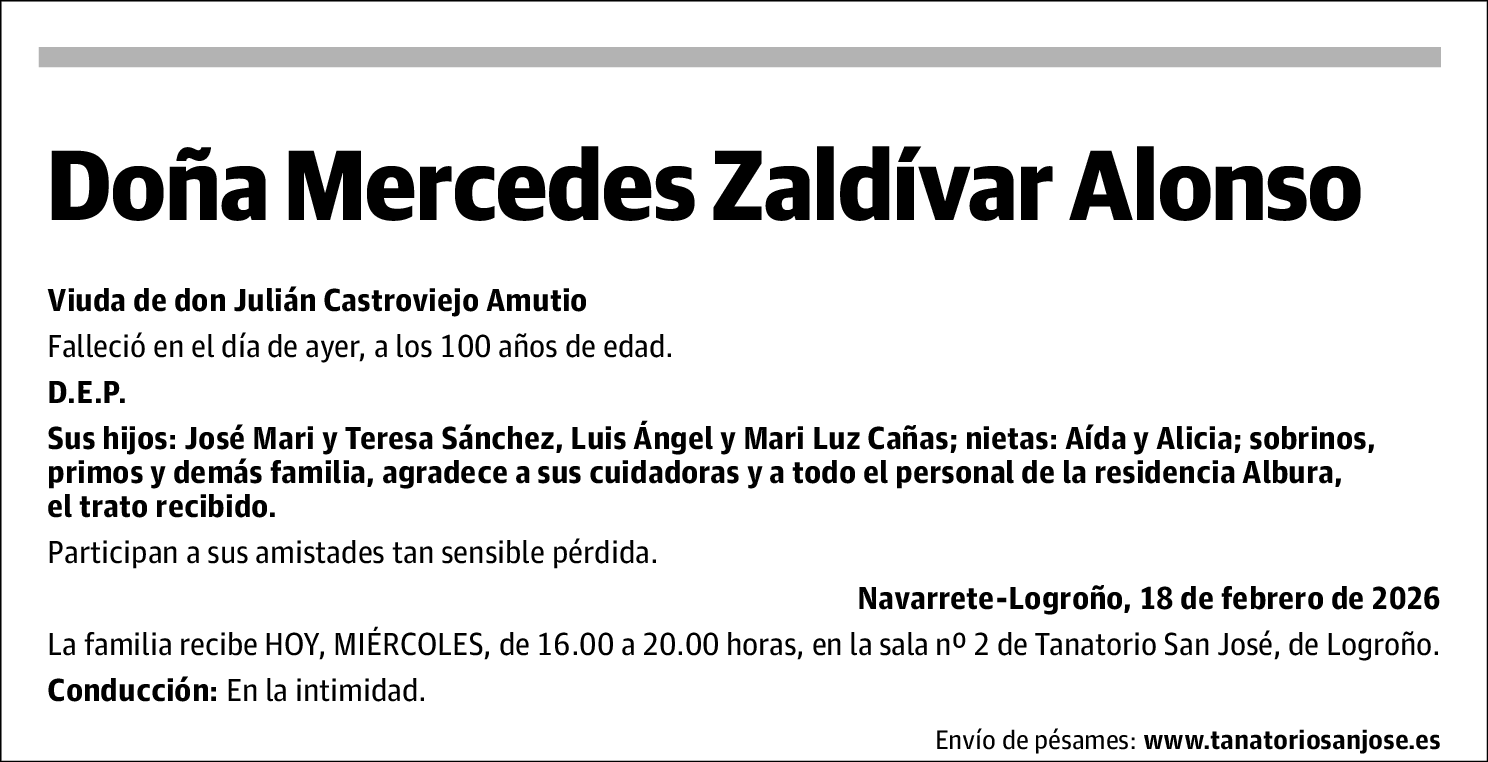 Mercedes Zaldívar Alonso