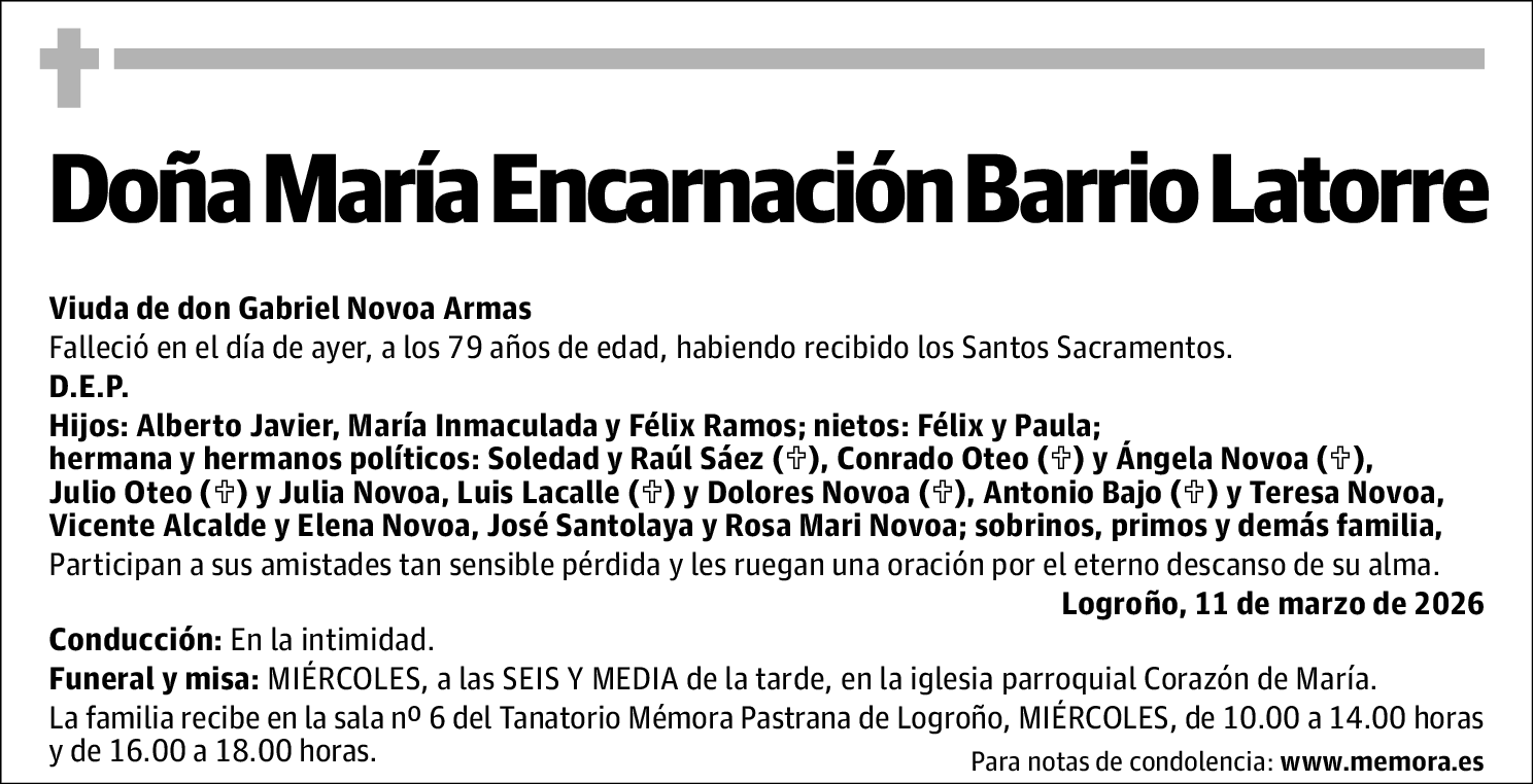 María Encarnación Barrio Latorre