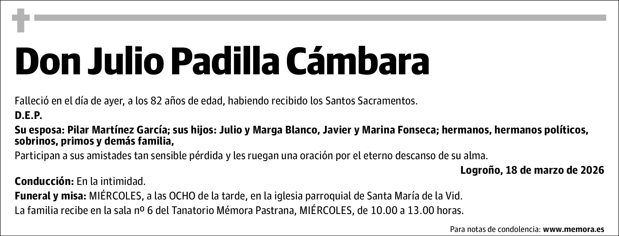 Julio Padilla Cámbara