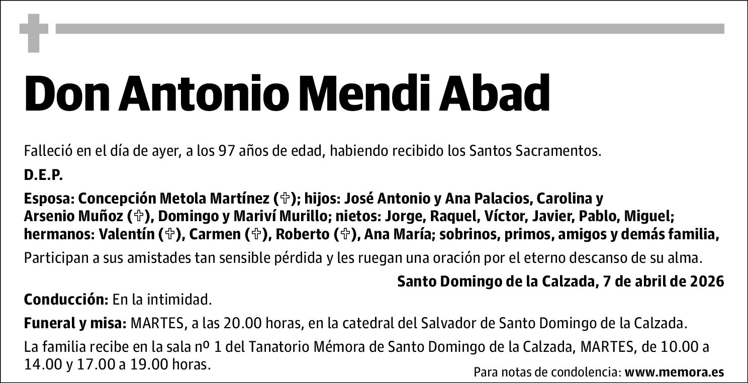 Antonio Mendi Abad