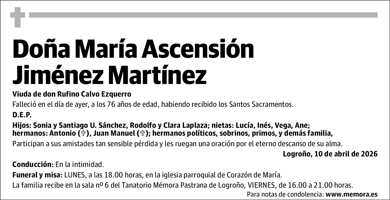 María Ascensión Jiménez Martínez