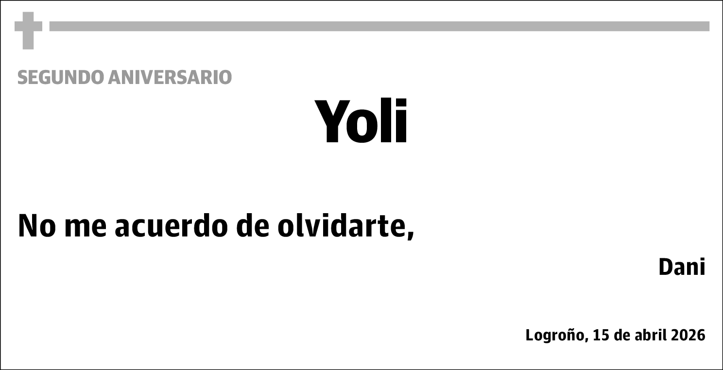 Segundo Aniversario Yoli