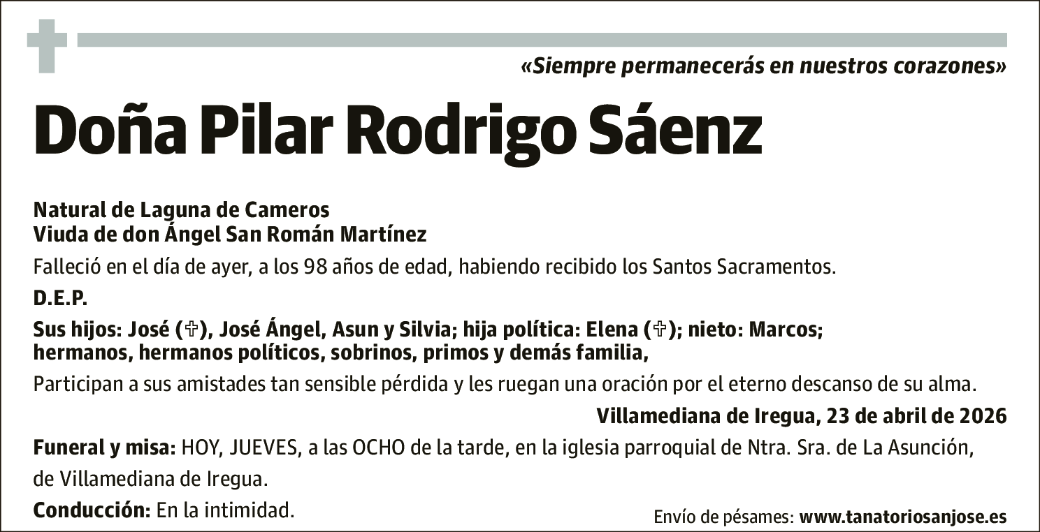 Pilar Rodrigo Sáenz