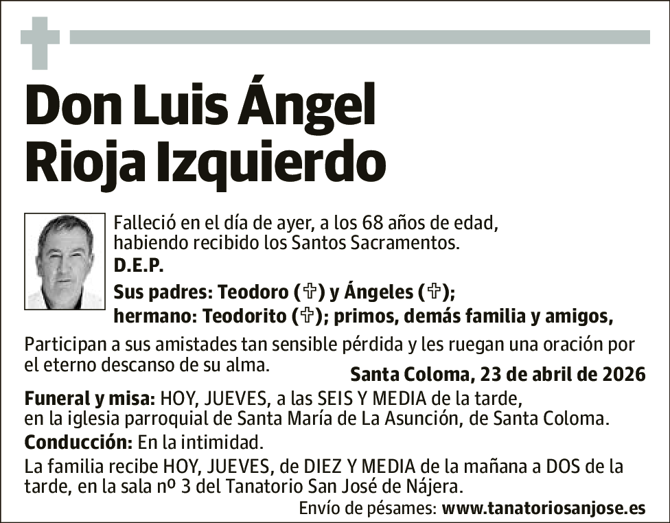Luis Ángel Rioja Izquierdo