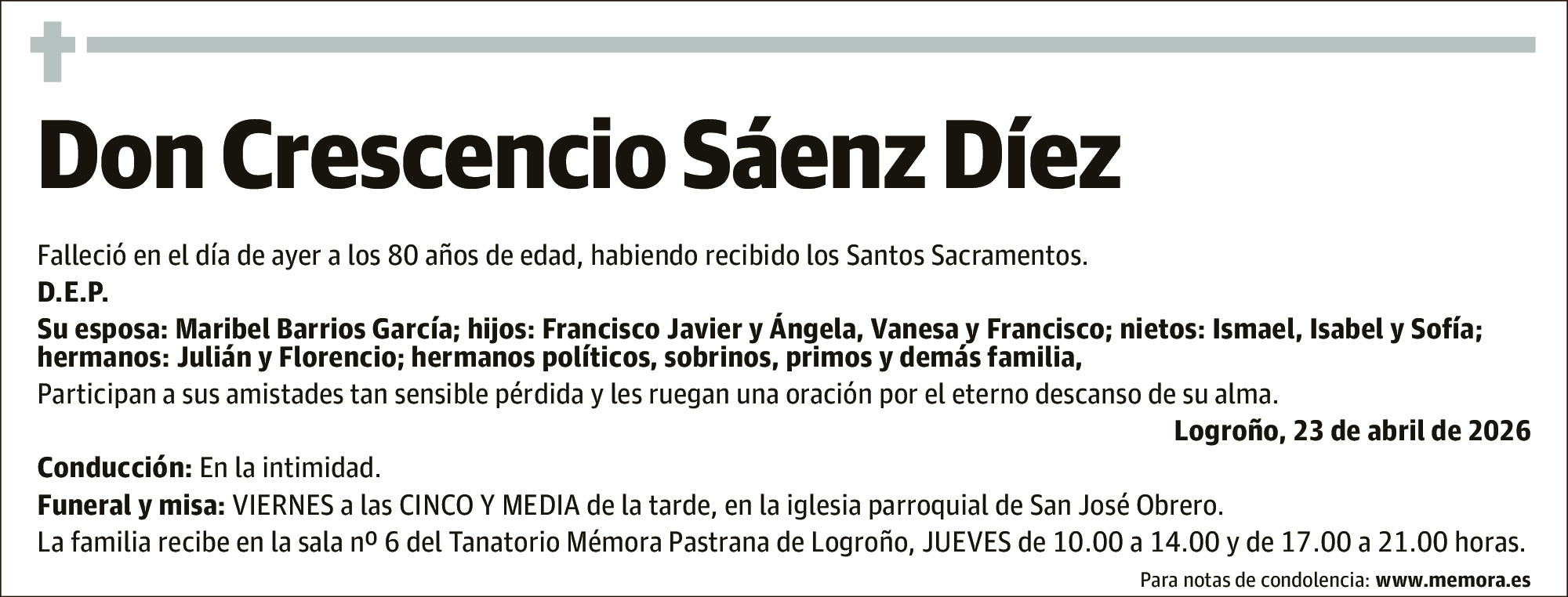 Crescencio Sáenz Díez