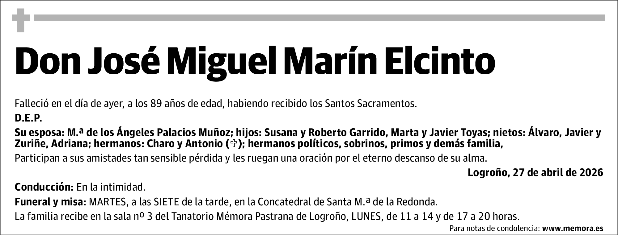 José Miguel Marin Elcinto