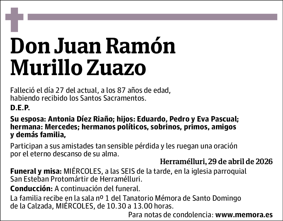 Juan Ramón Murillo Zuazo
