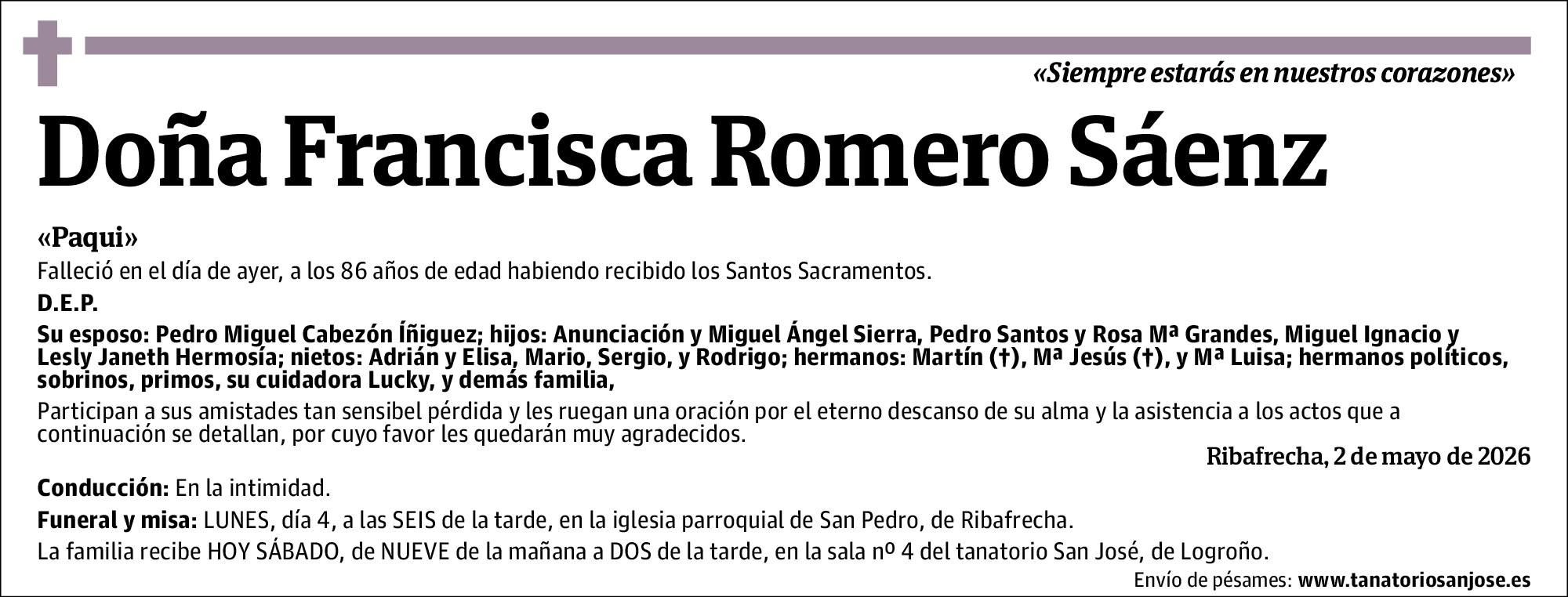 Francisca Romero Sáenz