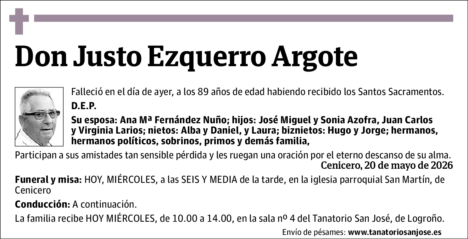 Justo Ezquerro Argote