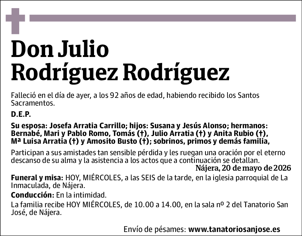 Julio Rodríguez Rodríguez