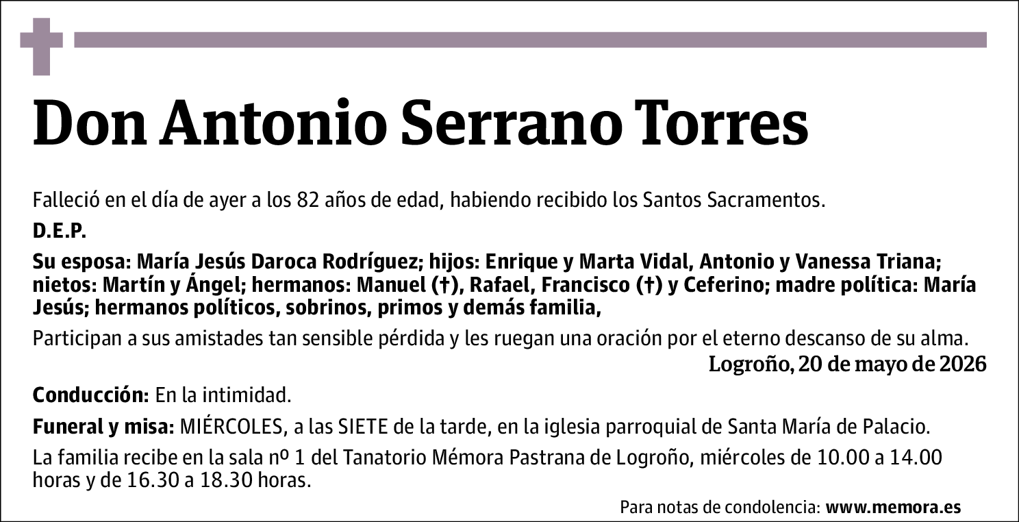 Antonio Serrano Torres