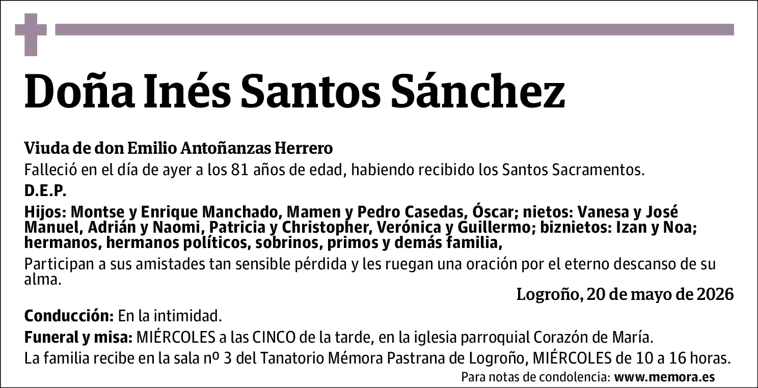 Inés Santos Sánchez