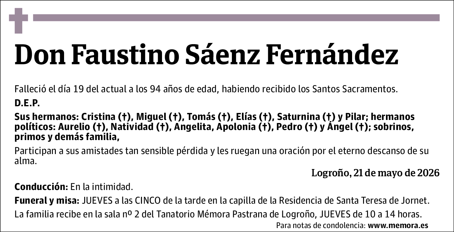 Faustino Sáenz Fernández