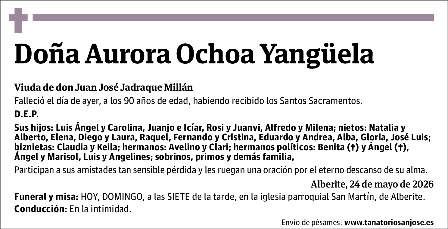 Aurora Ochoa Yangüela
