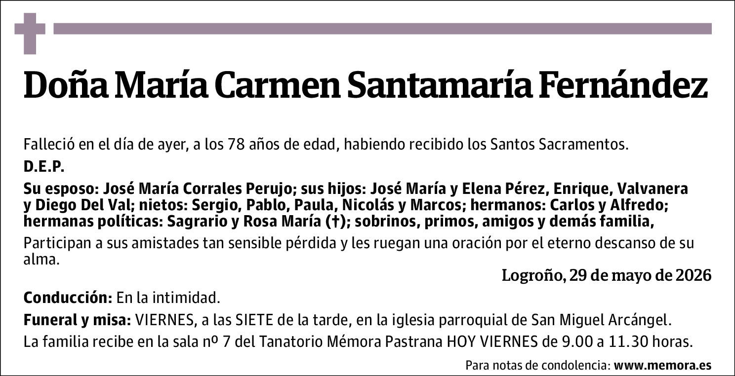 María Carmen Santamaría Fernández
