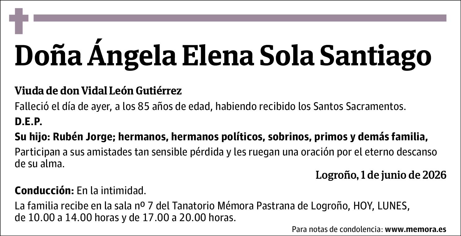 Ángela Elena Sola Santiago