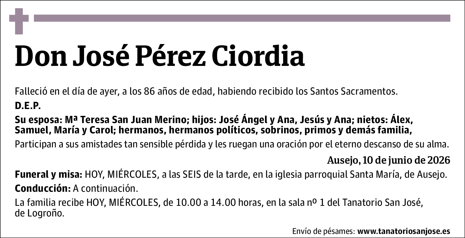 José Pérez Ciordia