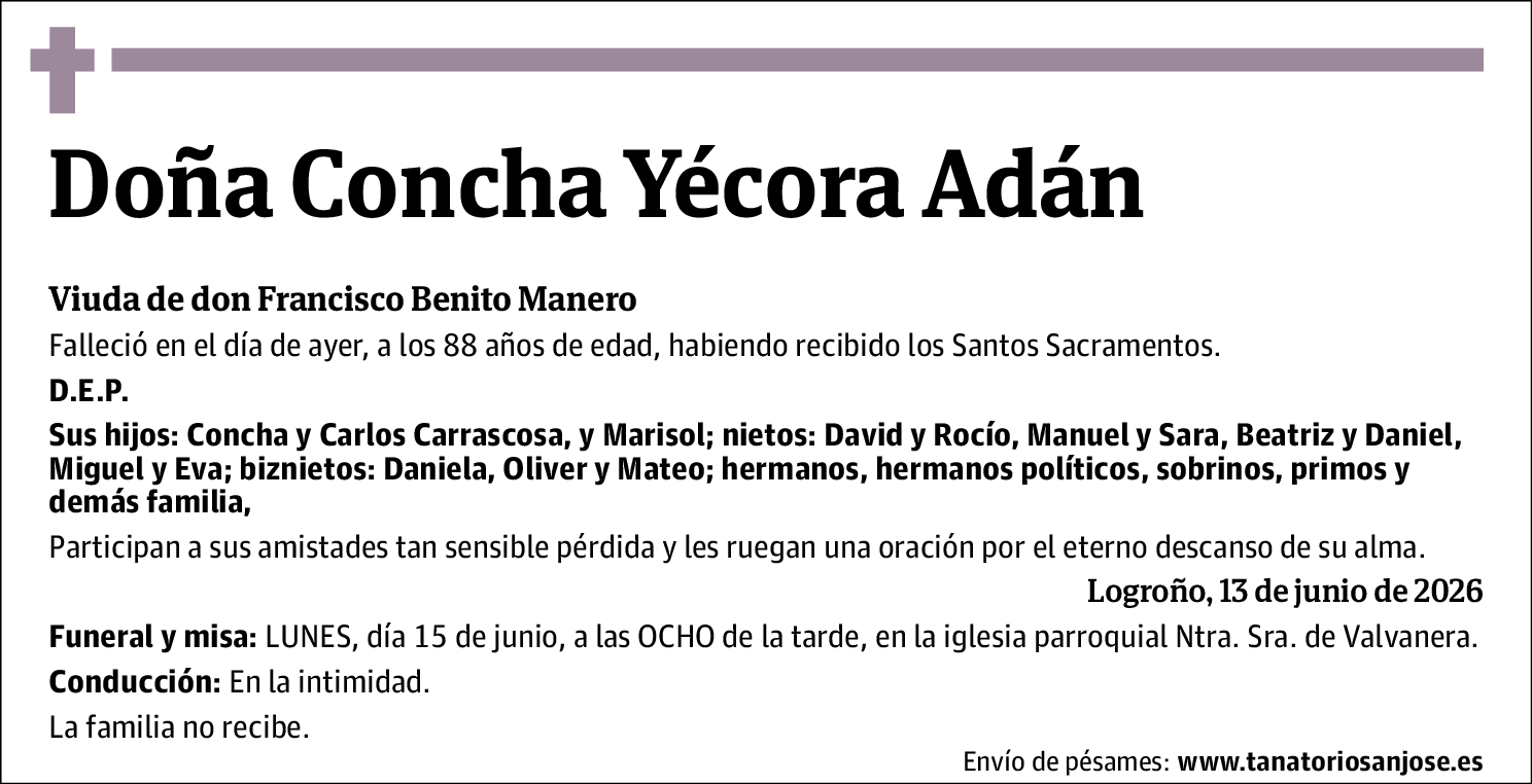 Concha Yécora Adán