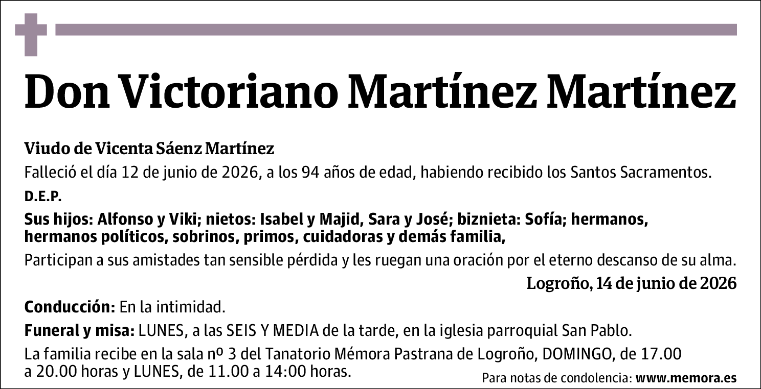 Victoriano Martínez Martínez