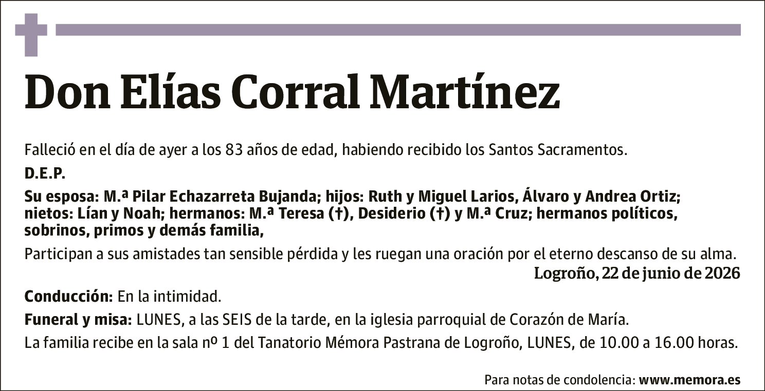 Elías Corral Martínez
