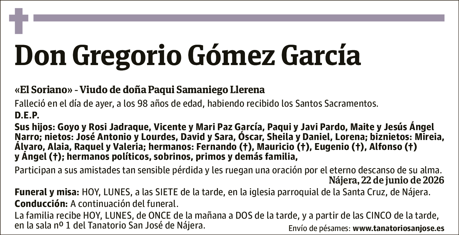 Gregorio Gómez García