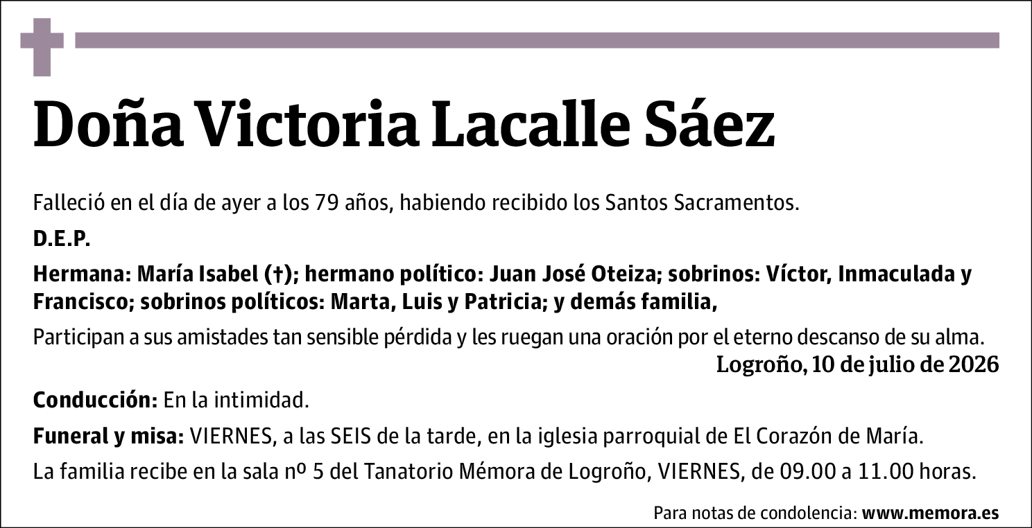 Victoria Lacalle Saez