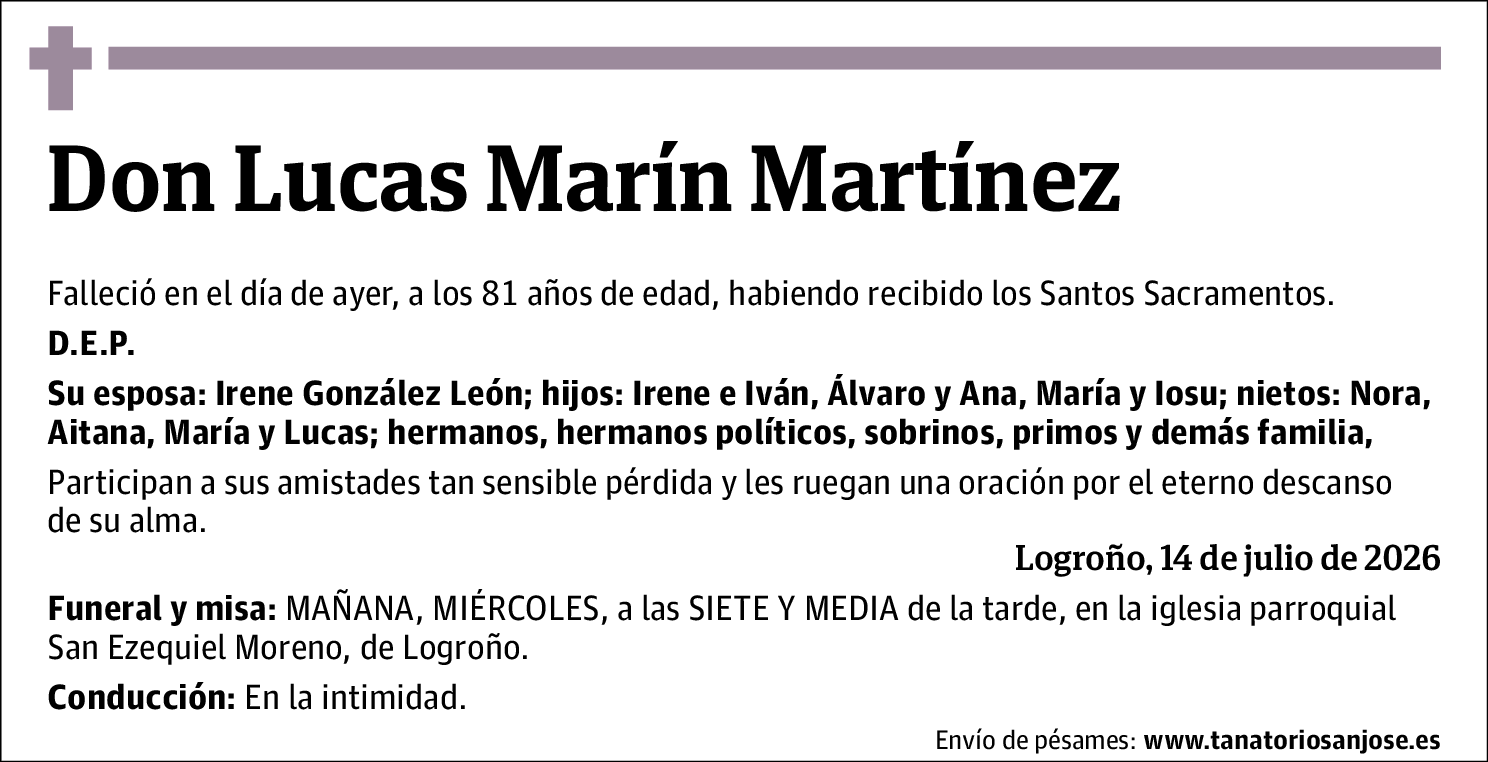 Lucas Marín Martínez