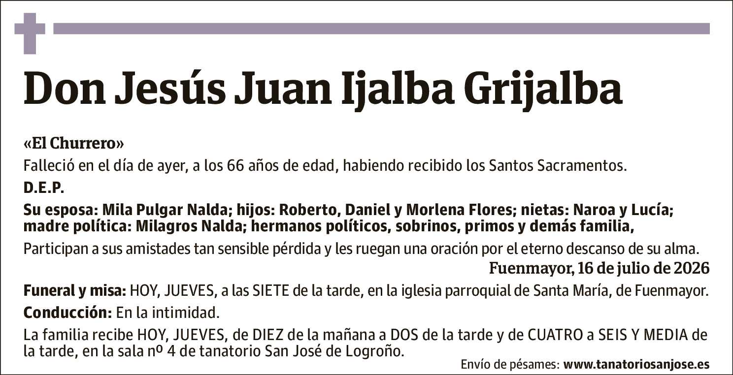 Jesús Juan Ijalba Grijalba