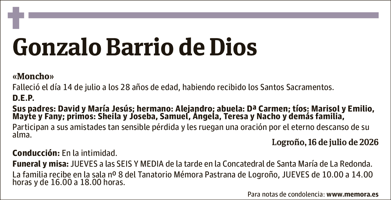 Gonzalo Barrio de Dios